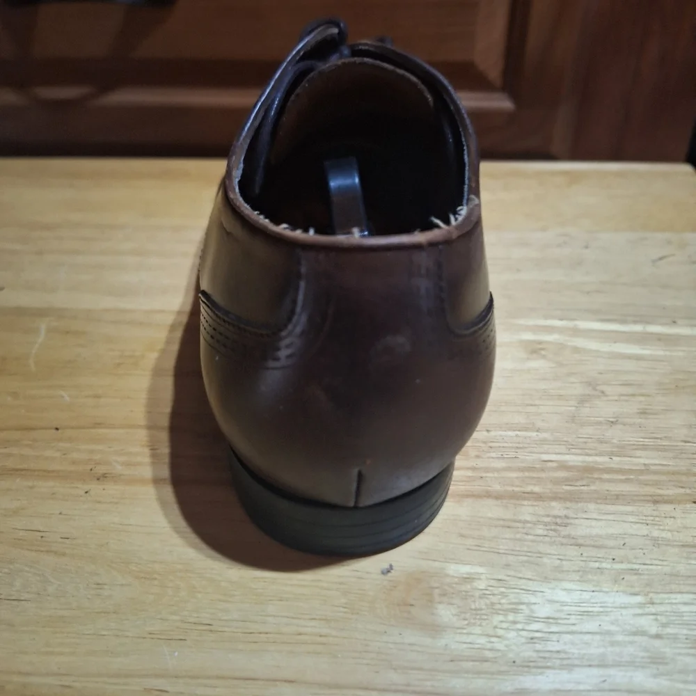 Kenneth Cole Rich Brown Leather Derbys
